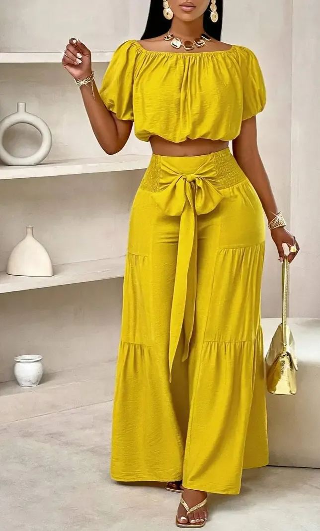 Women's Vintage Paisley Print Aesthetic Vacation Two-Piece Sets