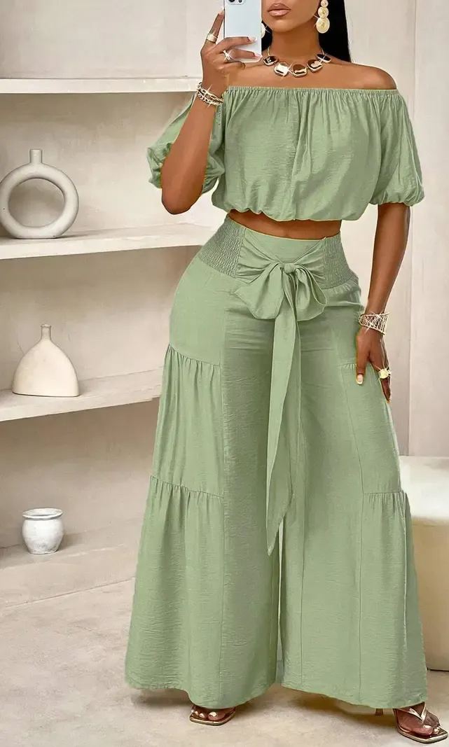 Women's Polka Dot Casual Chic Vacation Two-Piece Sets