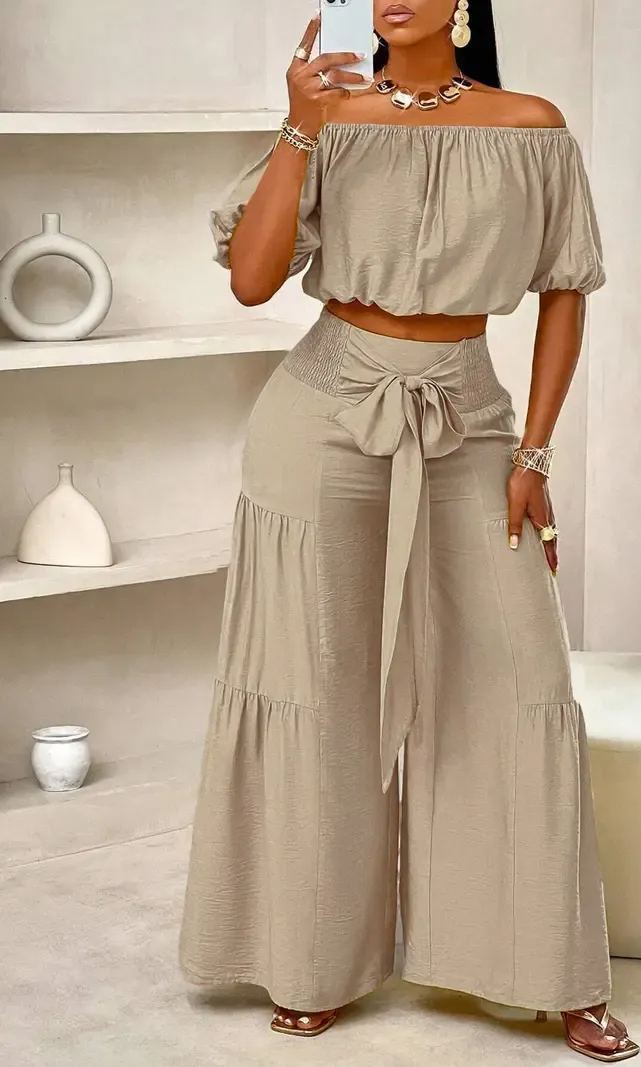 Women's Polka Dot Casual Chic Vacation Two-Piece Sets