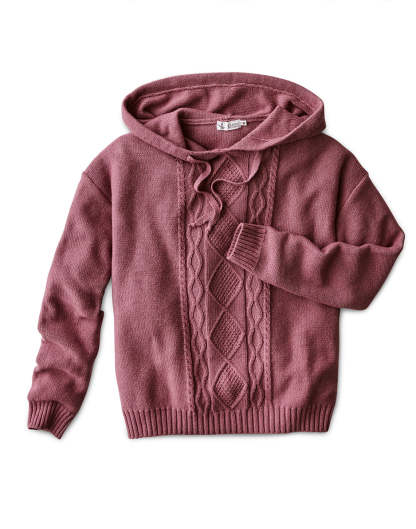 Stowe Hooded Sweater: Orchid