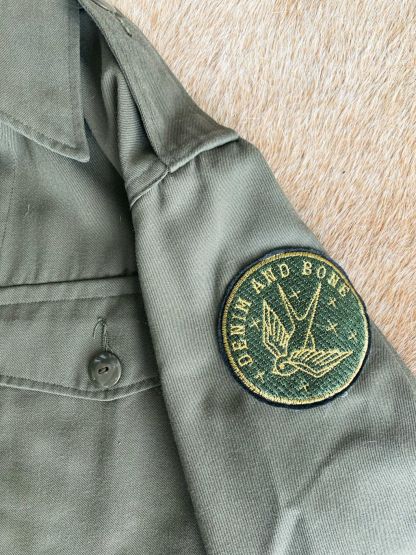 ‘My Sun My Moon’ Embroidered Khaki Jacket