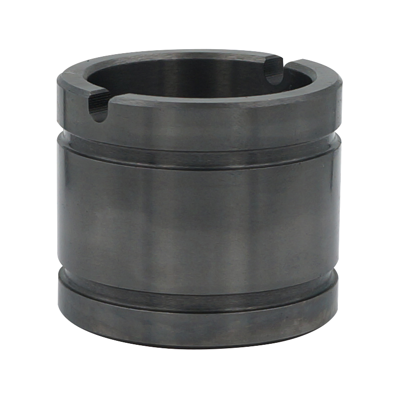 Sleeve with gligning and round groove