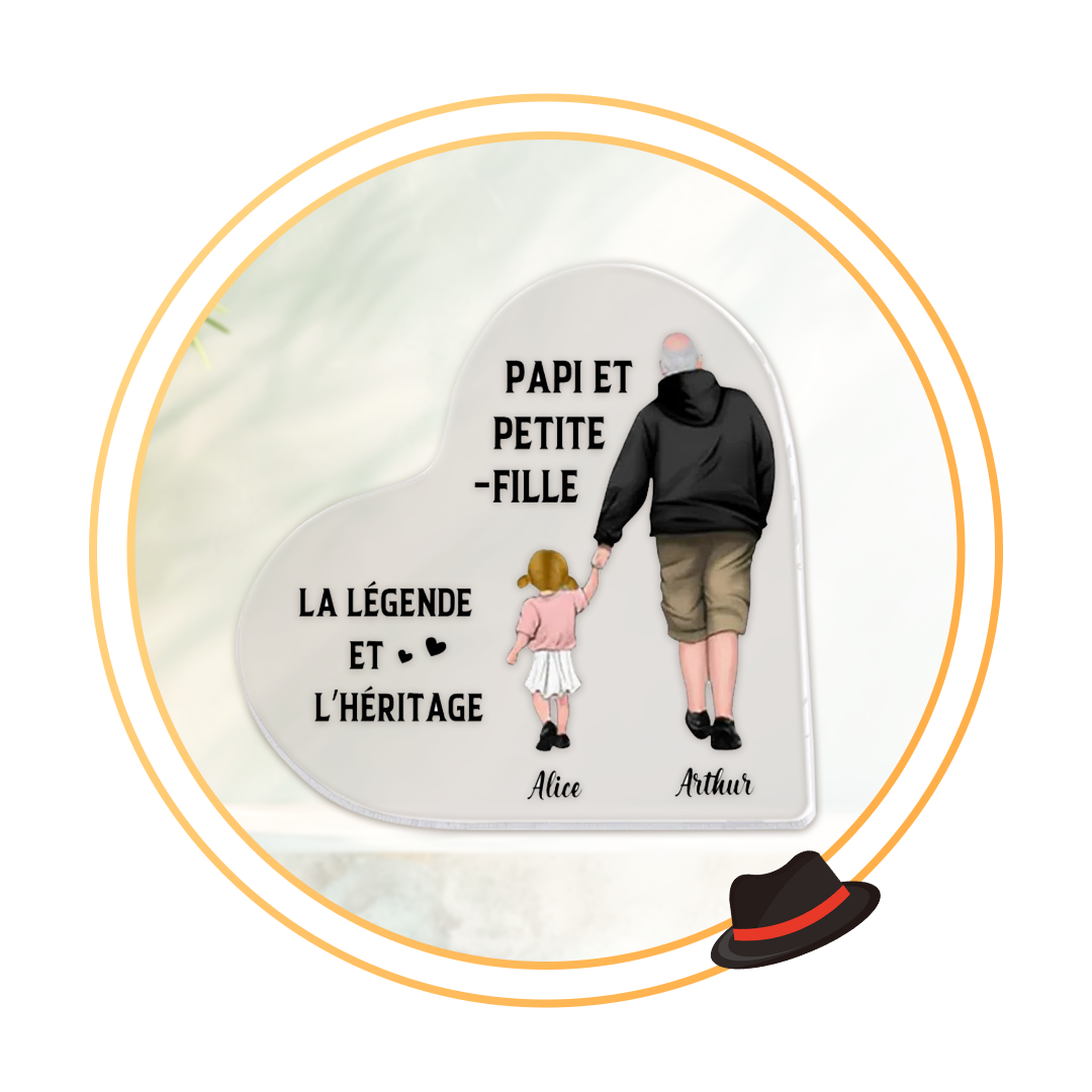 Cadeau Papi Plaque Acrylique