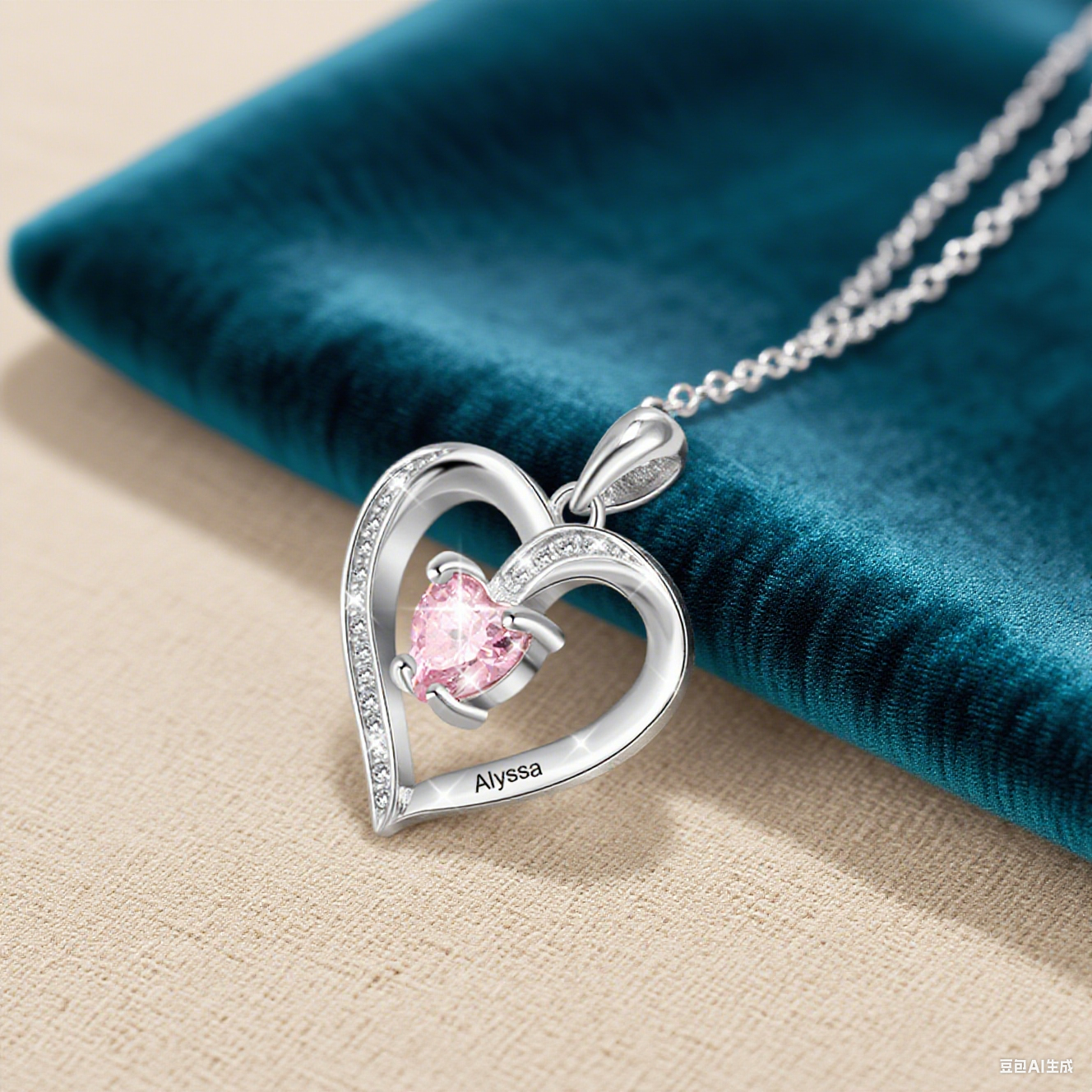 Collier Coeur Collier Personnalisé avec Prénom｜Jessemade