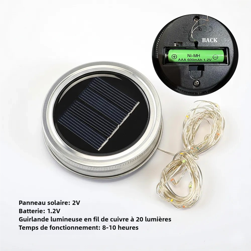 Bouteille Lumineuse Personnalisée, Bocal lumineux Solaire avec 2 à 12 fleurs de naissance – D'abord maman, maintenant mamie