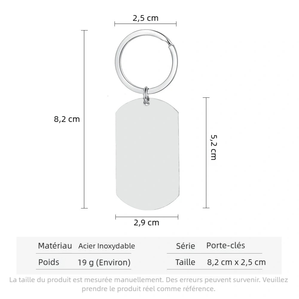 Porte-Clés Personnalisé Calendrier - Le jour où j'ai trouvé ma pièce manquante