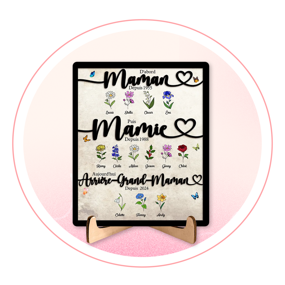 Cadre en Bois Personnalisé