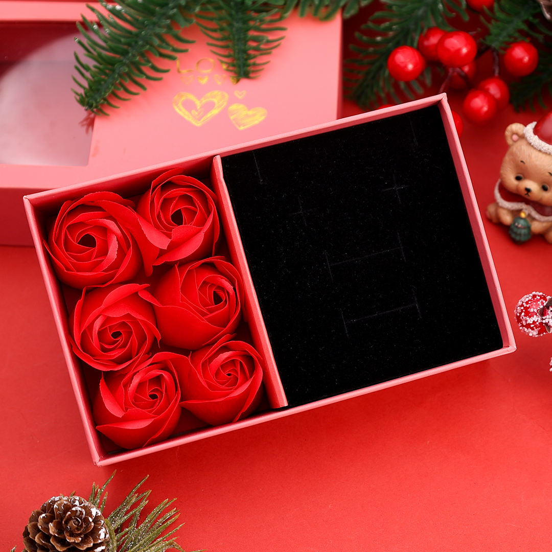 2PCS Coffret Cadeau Collier coeur et Bracelet 5 Prénoms Personnalisés avec 5 Pierres de Naissance Collier Bracelet Personnalisé pour Femme | Jessemade