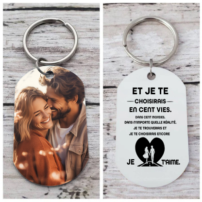 Porte-clés Personnalisé avec Photo et Gravure : Cadeau Unique et Pratique | Jessemade