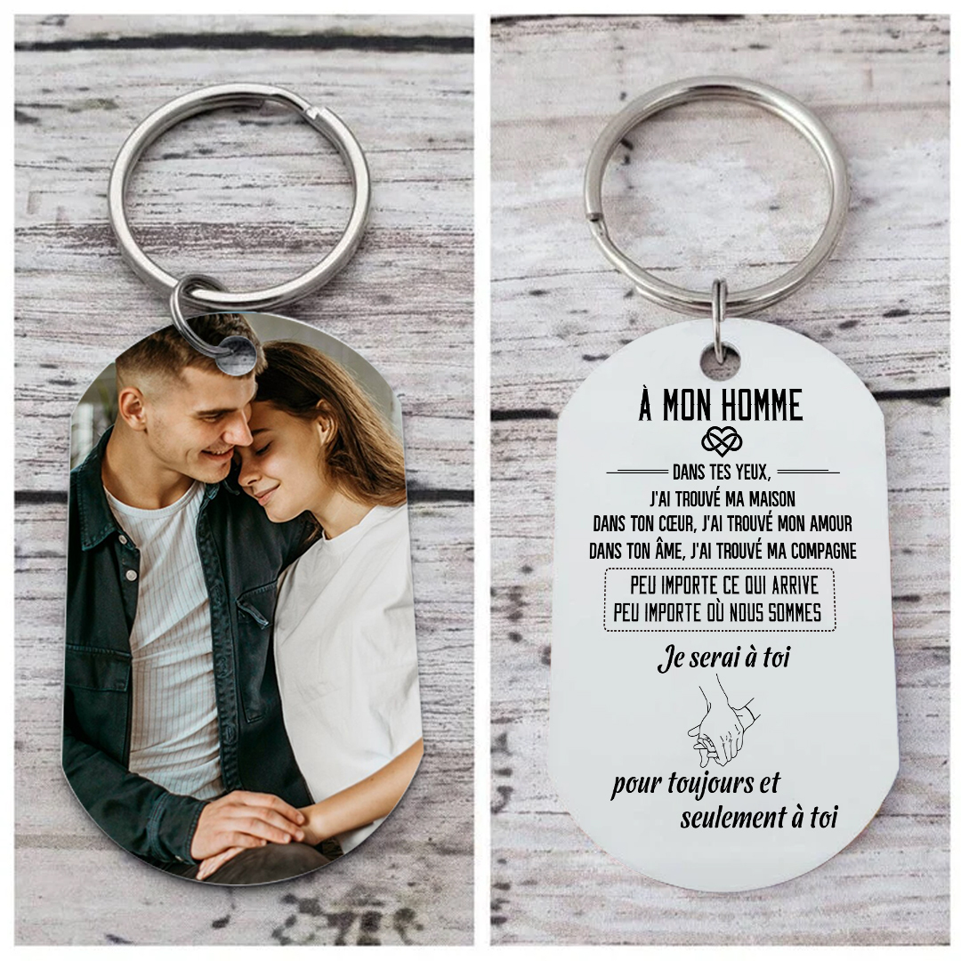 Porte-clés Personnalisé avec Photo et Gravure : Cadeau Unique et Durable | Jessemade