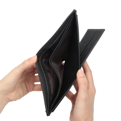 À Papa - Portefeuille Homme 1-6 Prénoms Personnalisés Porte-Monnaie en Cuir Pour Papa | Jessemade