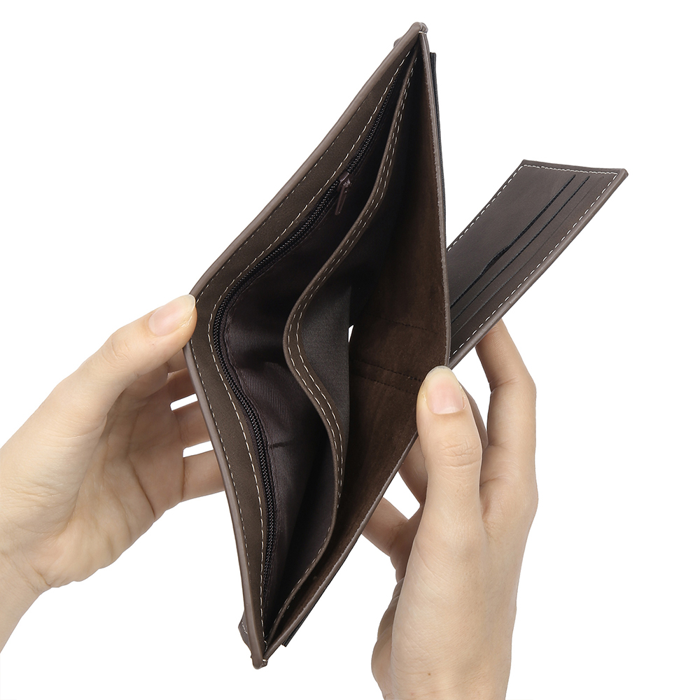 À Papa - Portefeuille Homme 1-6 Prénoms Personnalisés Porte-Monnaie en Cuir Pour Papa | Jessemade