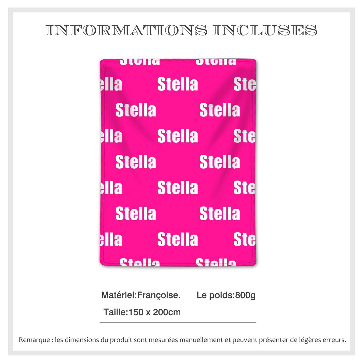 [Copy]Couverture de Noël la famille sous l'arbre 3-6 Prénoms Personnelisés Cadeau pour famille | Jessemade