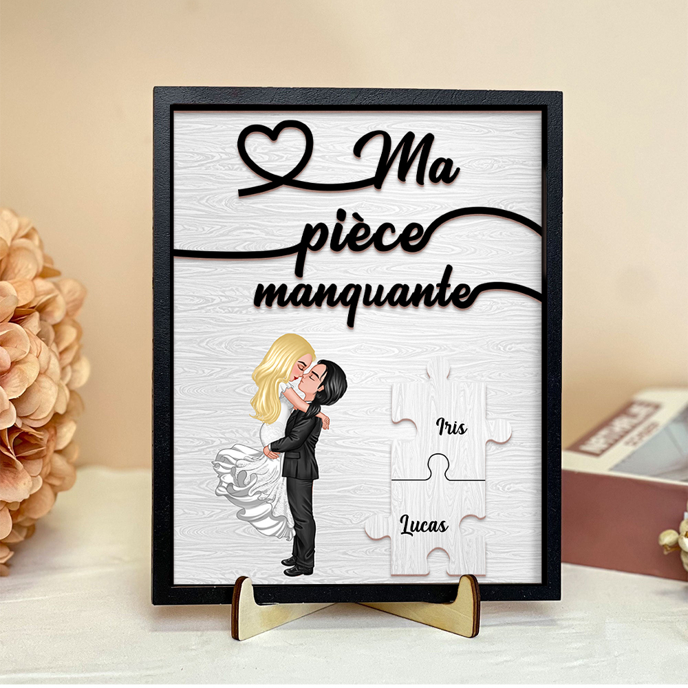 Jessemade FR À mon Papa - Décoration en bois Poings 2-9 Prénoms Personnalisés Ornement pour Père