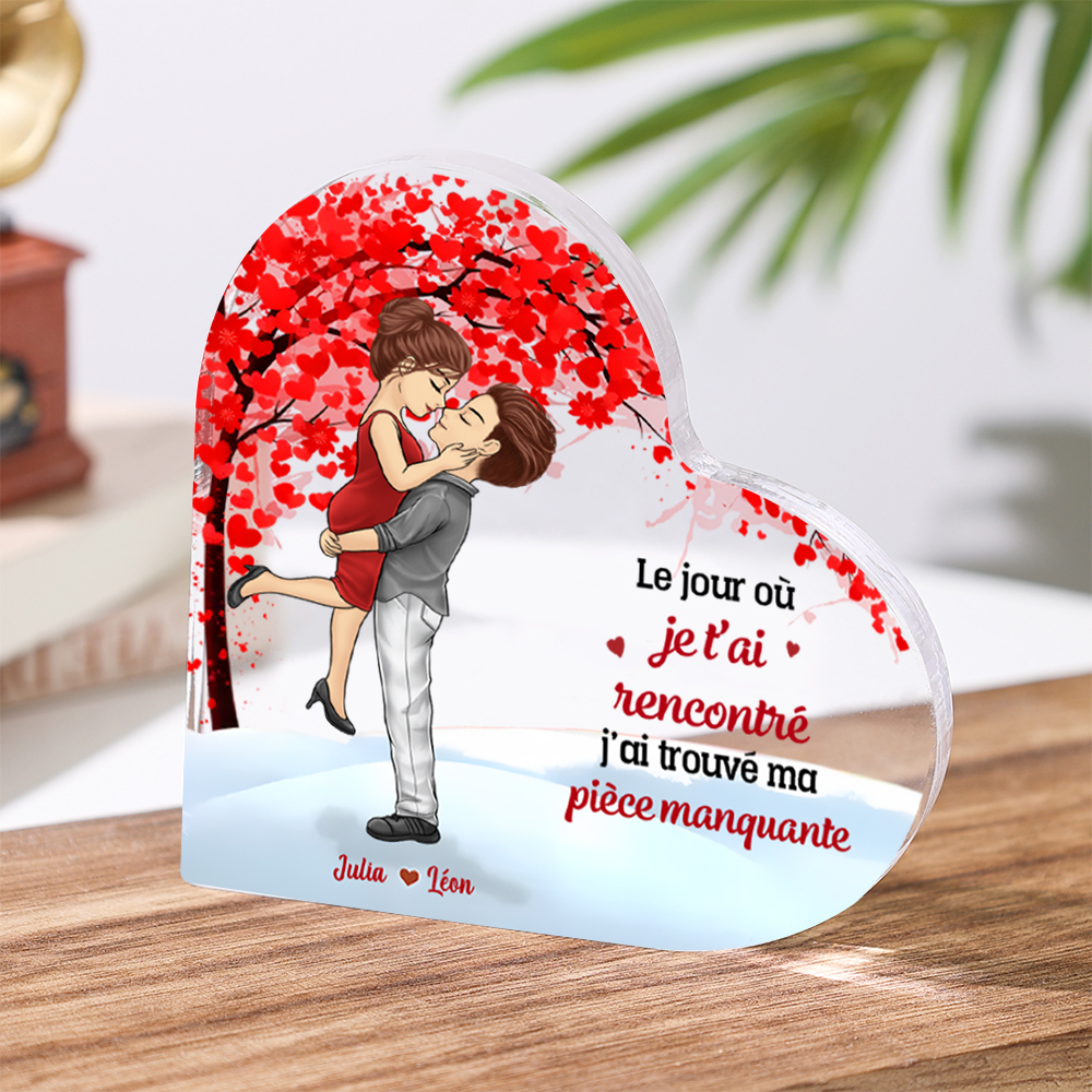 À Mamie/Maman Plaque Acrylique Cœur Éléphant et Tournesols 1-12 Prénoms Personnalisés | Jessemade