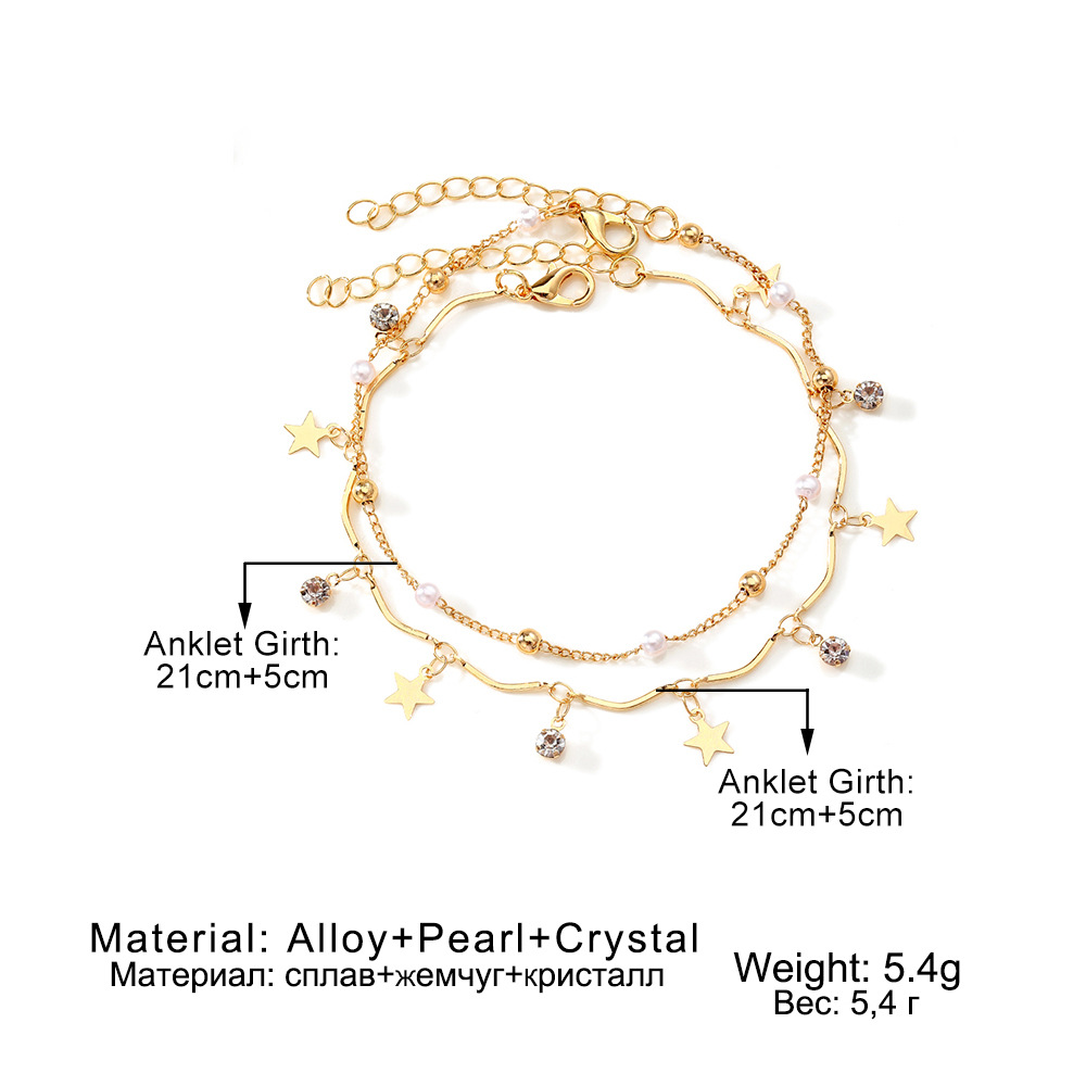Set de Chaînes de Bracelet de cheville Papillon | Jessemade