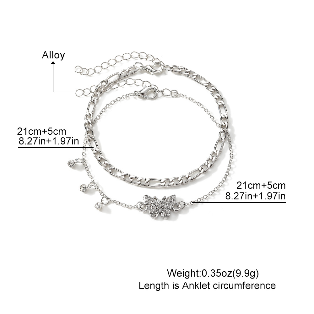 Set de Chaînes de Bracelet de cheville Papillon | Jessemade
