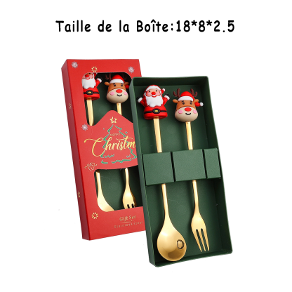 Set de Couverts de Noël avec Fourchette et Cuillère  | Jessemade