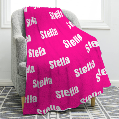 [Copy]Couverture de Noël la famille sous l'arbre 3-6 Prénoms Personnelisés Cadeau pour famille | Jessemade