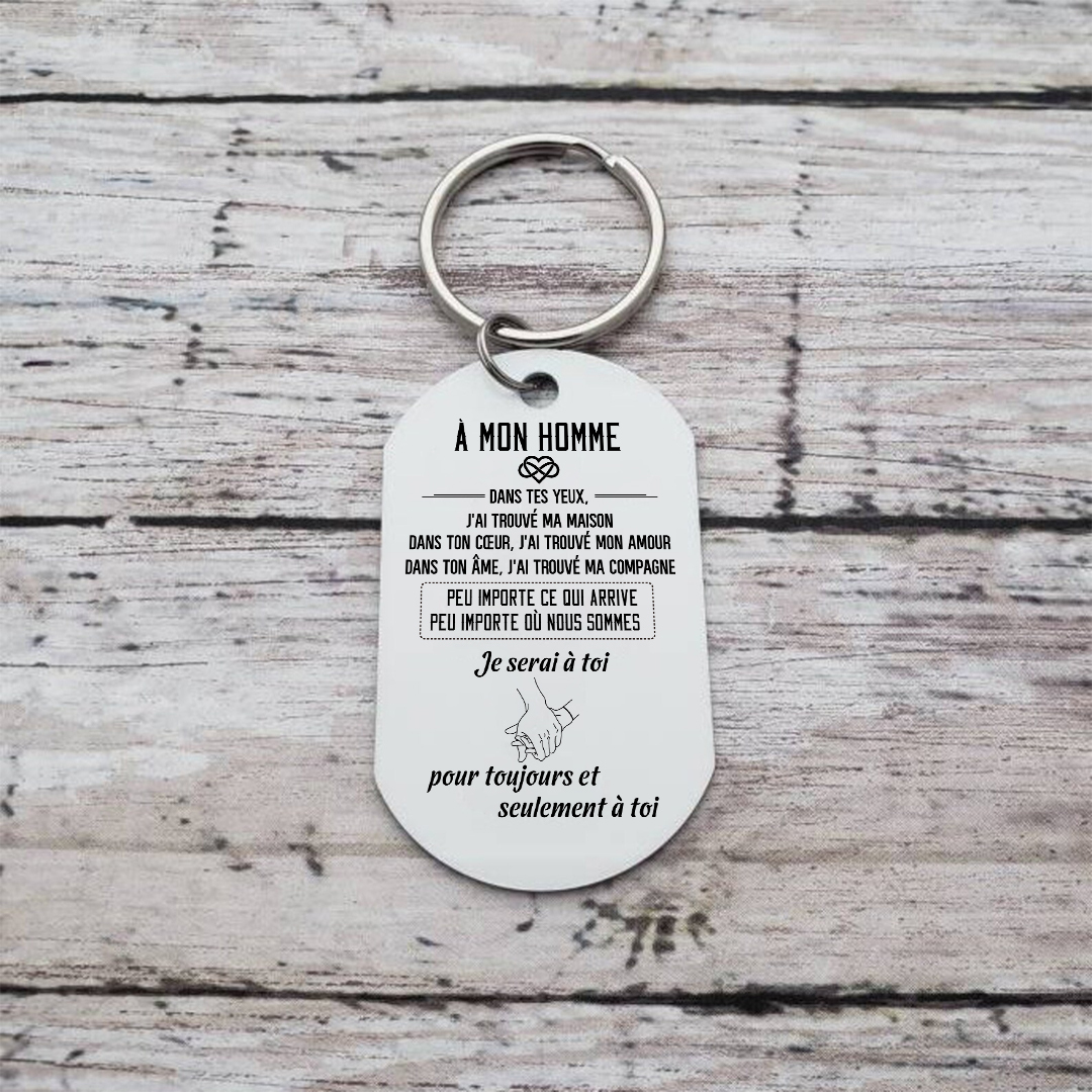 Porte-Clés Photo Personnalisée Porte-Clés Personnaliables Pour Couple | Jessemade