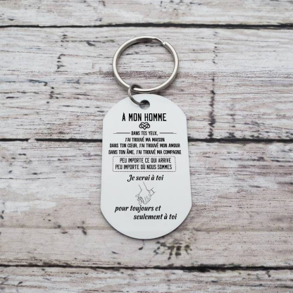 Porte-Clés Photo Personnalisée Porte-Clés Personnaliables Pour Couple | Jessemade