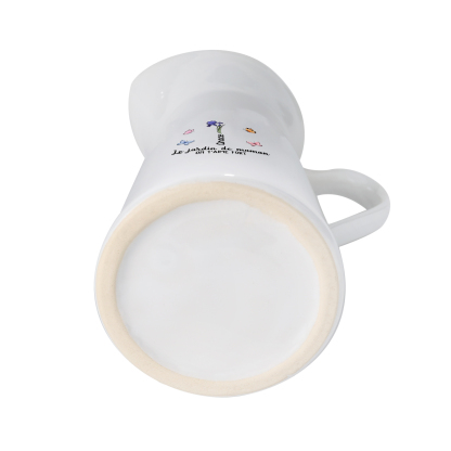 À Maman/Mamie - Vase Personnalisé 1-6 Prénoms et Fleurs de Naissance avec 2 Textes Vase Forme Pichet en Céramique (sans fleurs) | Jessemade