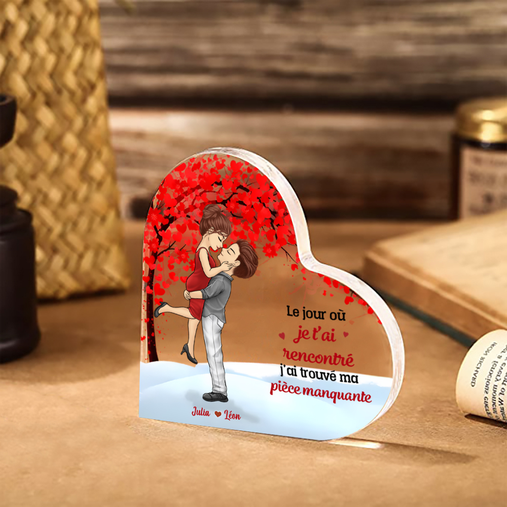 À Mamie/Maman Plaque Acrylique Cœur Éléphant et Tournesols 1-12 Prénoms Personnalisés | Jessemade