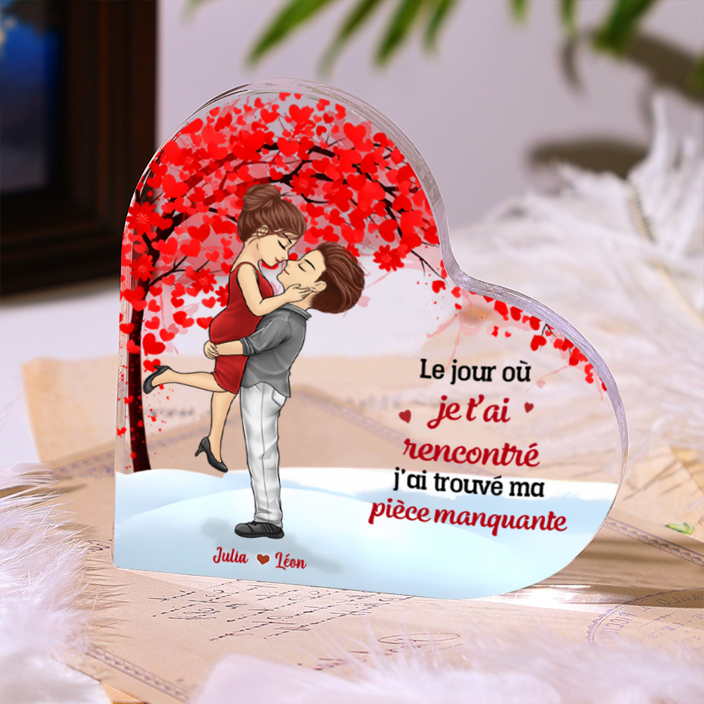 À Mamie/Maman Plaque Acrylique Cœur Éléphant et Tournesols 1-12 Prénoms Personnalisés | Jessemade