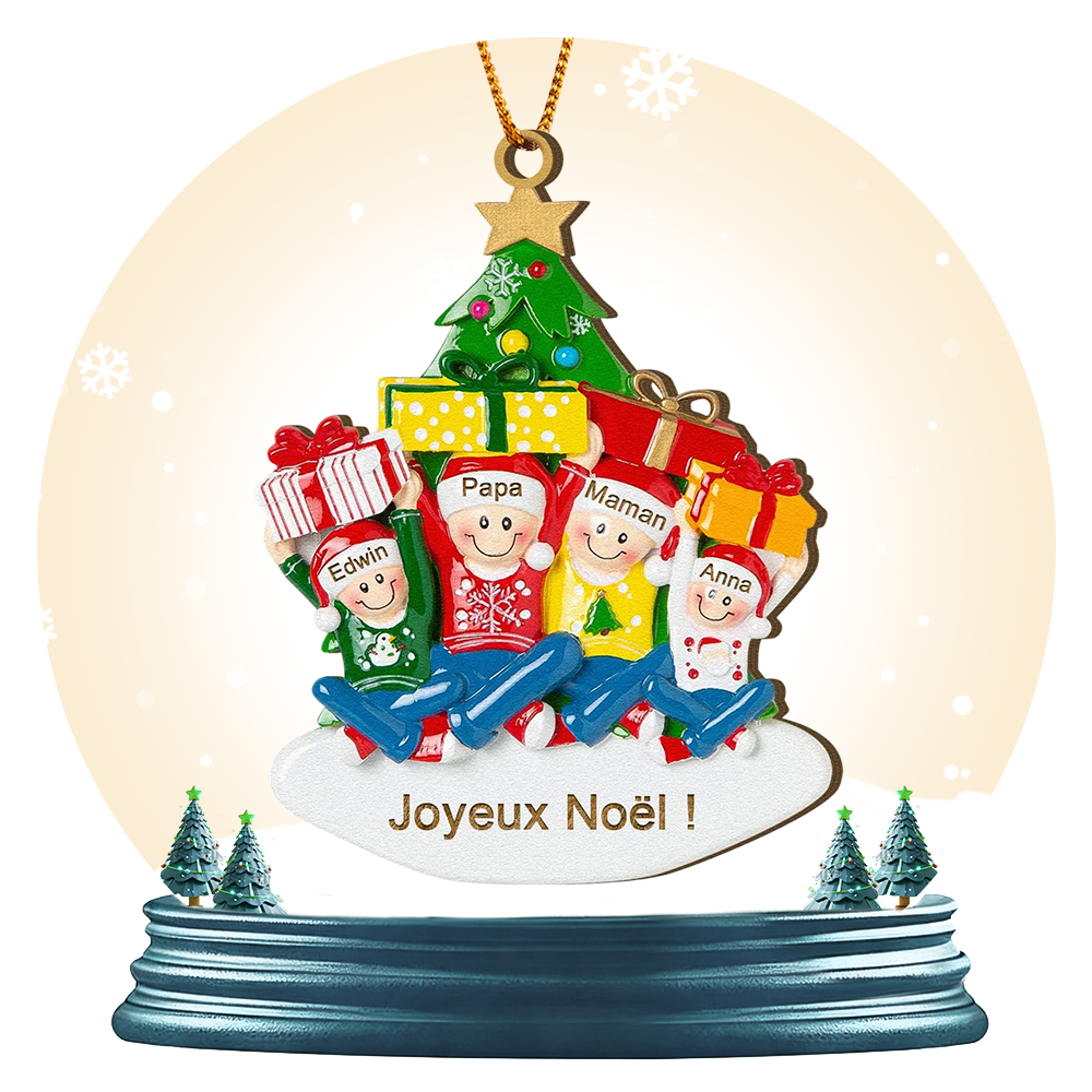 Décoration Sapin Noël, ornement de sapin de Noël