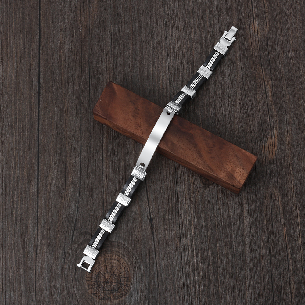 Bracelets Pour Hommes Bracelets De Gravure Gratuits Personnalisés Bracelet Homme