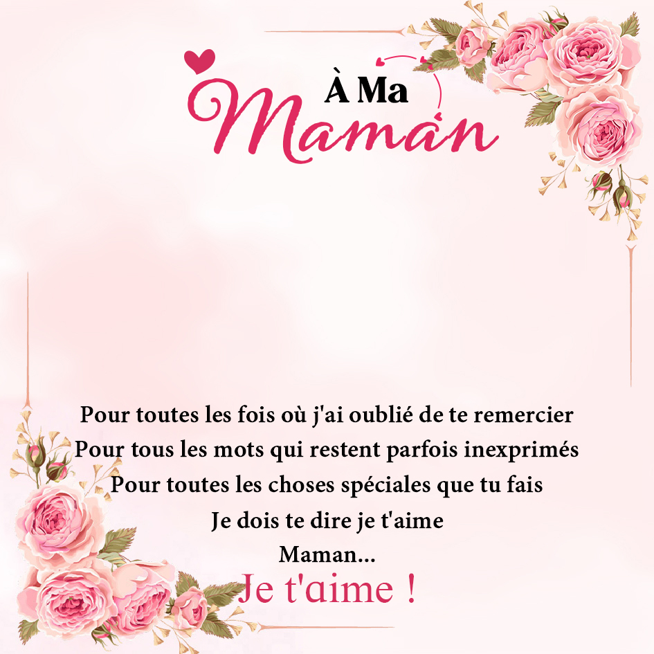 À ma Maman - Carte avec coffre cadeau