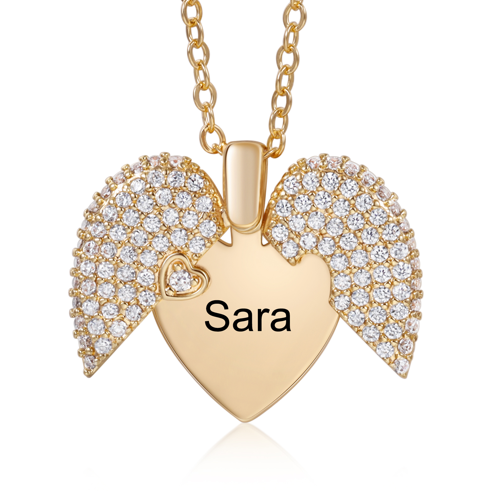 Collier ouvert Prénom Personnalisé Pendentif