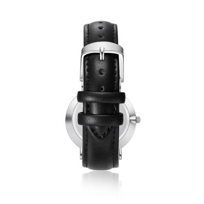 Montre Personnalisée Photo avec Gravure du prénom ou Message Bracelet en Cuir