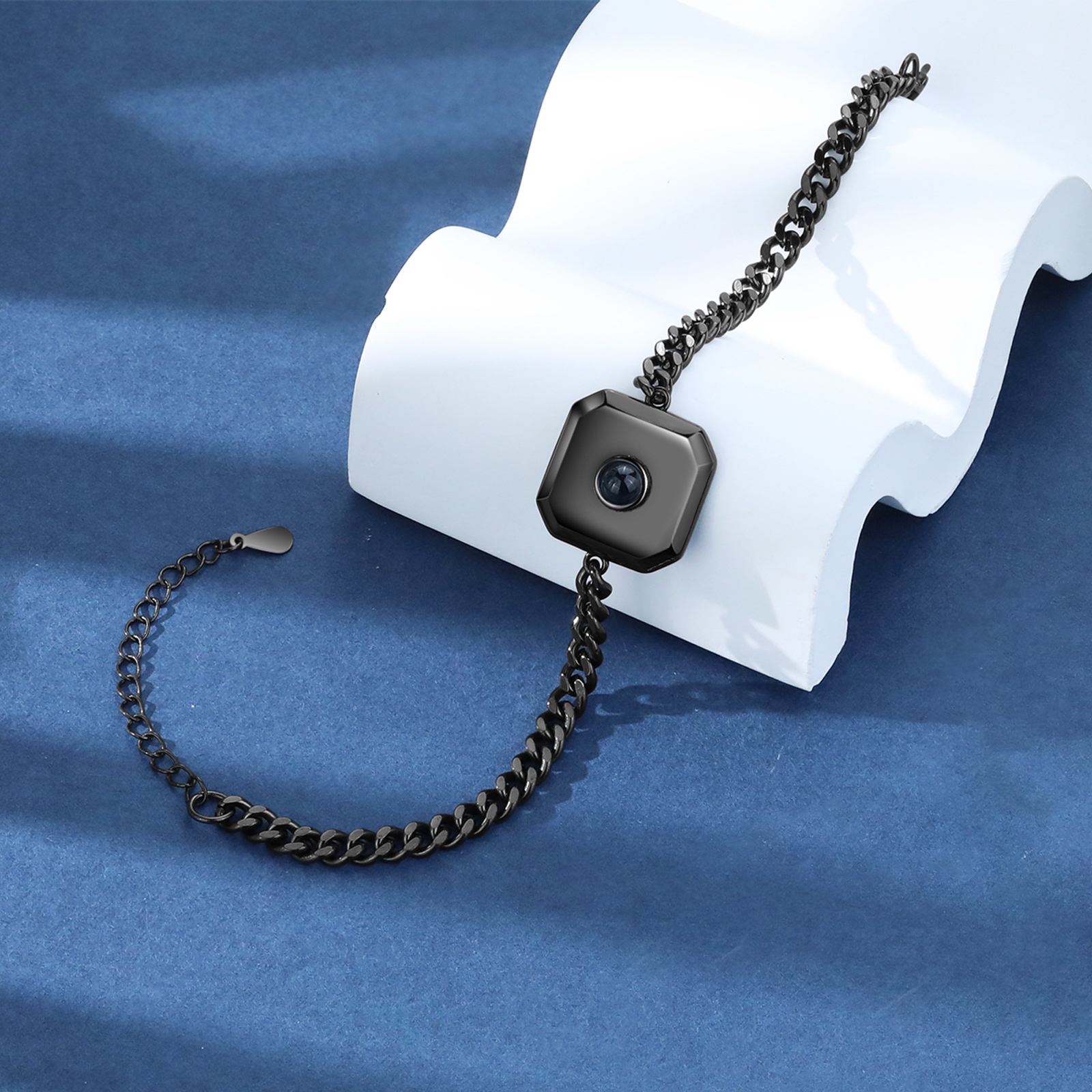 Bracelet Projection de Pierres 1 Photo Personnalisée