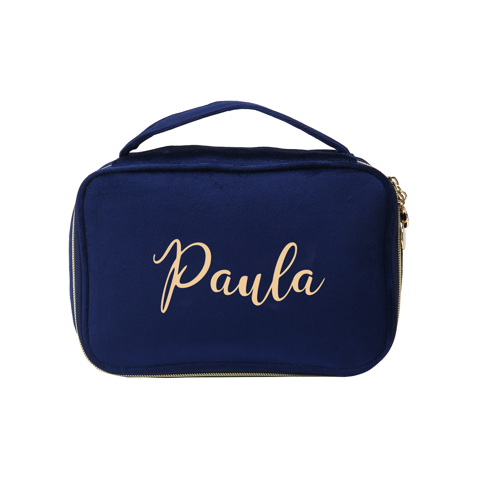 Trousse De Maquillage 1 Prénom Personnalisé Sac De Maquillage À Capacité Élevée Pour Femmes