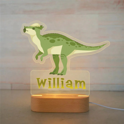 Jessemade FR Lampe de chevet 27 animaux Prénom personnalisé LED Lumières