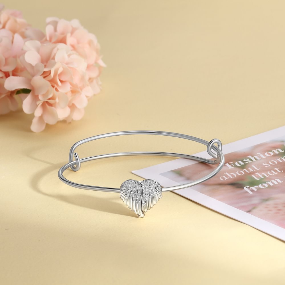 Bracelet Photo Personnalisée avec Cœur Breloque