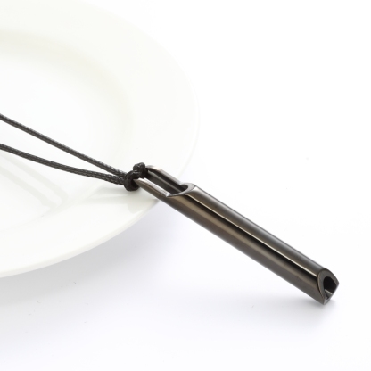 Collier sifflet de méditation yoga