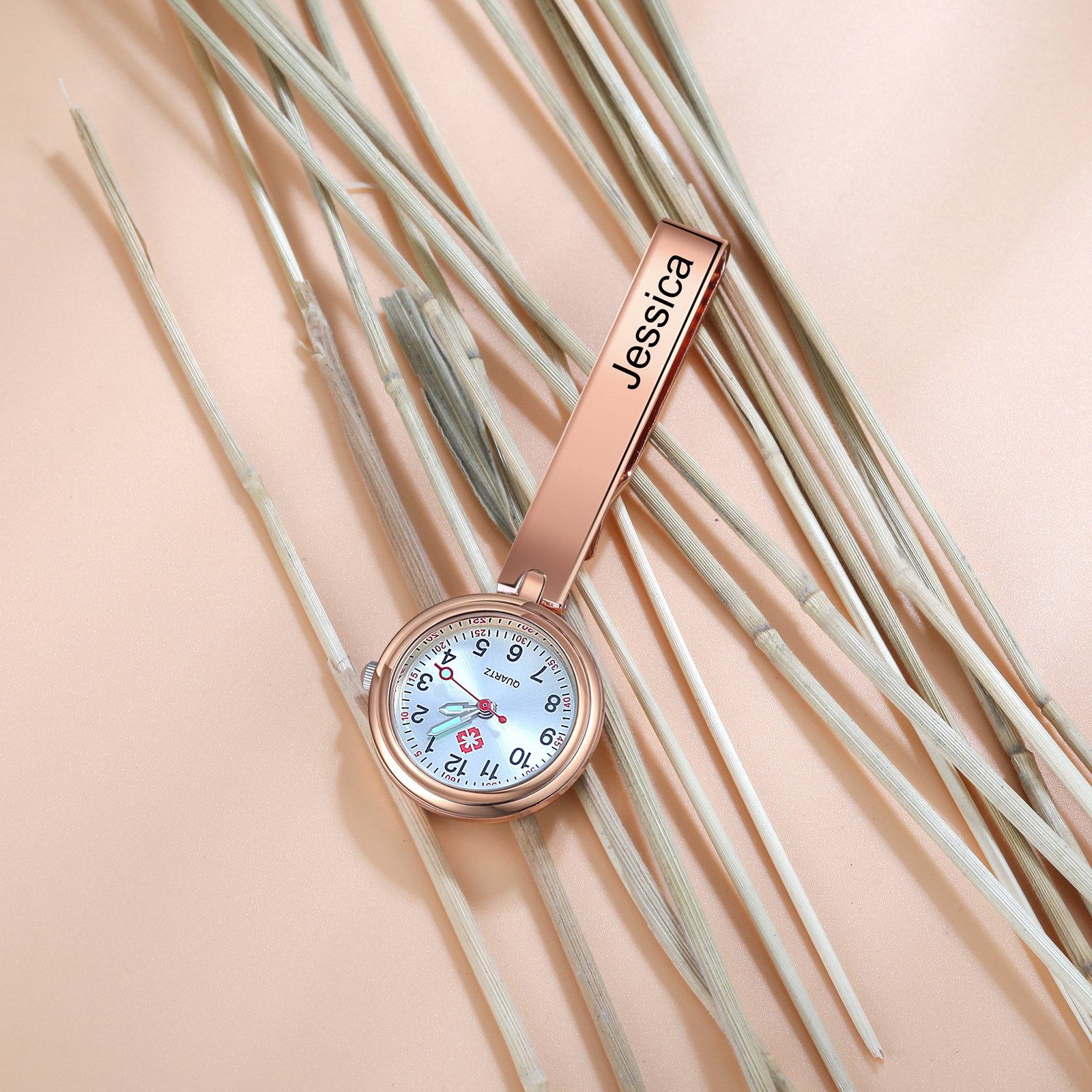 Montre de poche Infirmière Prénom Personnalisé