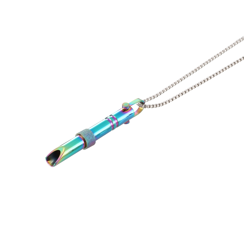 Collier sifflet de méditation yoga