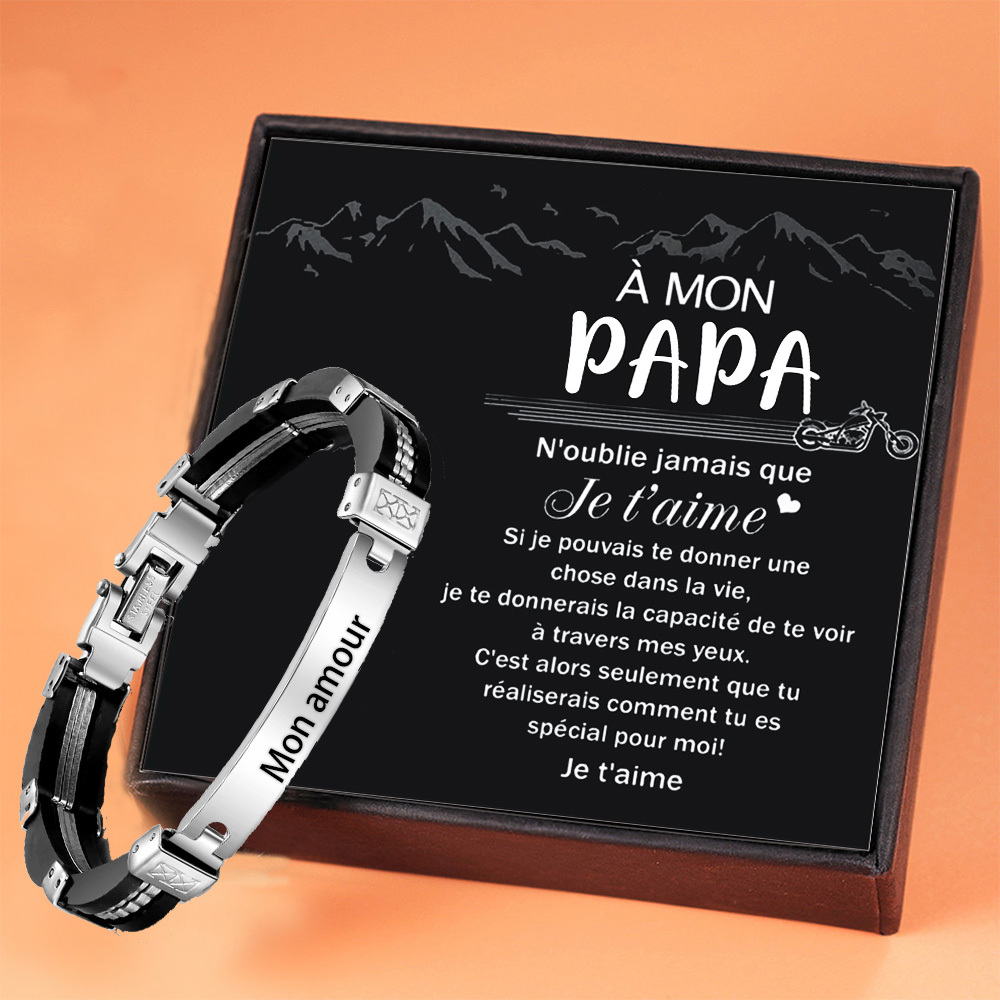 Bracelets Pour Hommes Bracelets De Gravure Gratuits Personnalisés Bracelet Homme