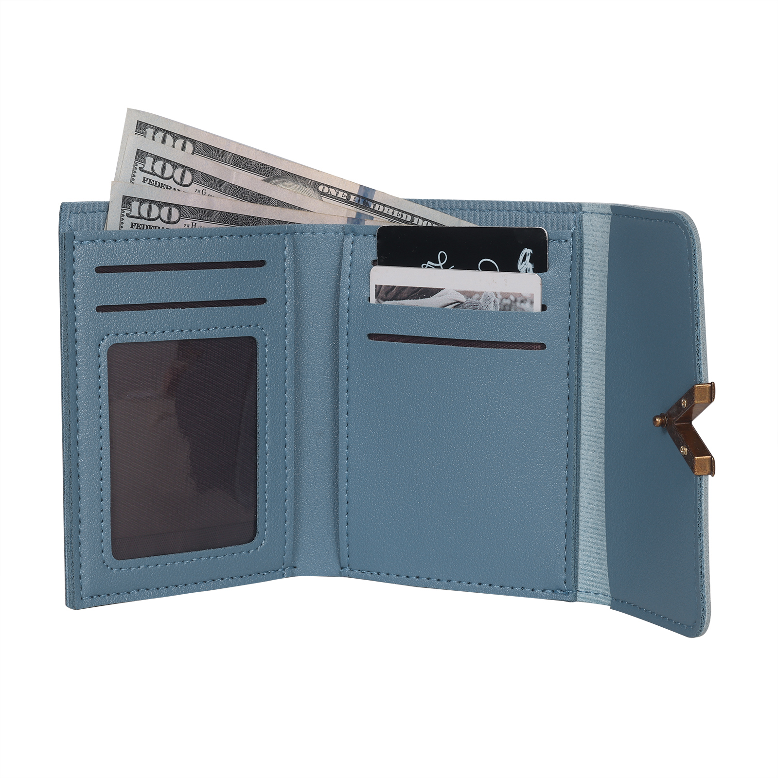 Portefeuille Photo et Texte Personnalisés Porte-Monnaie Carte