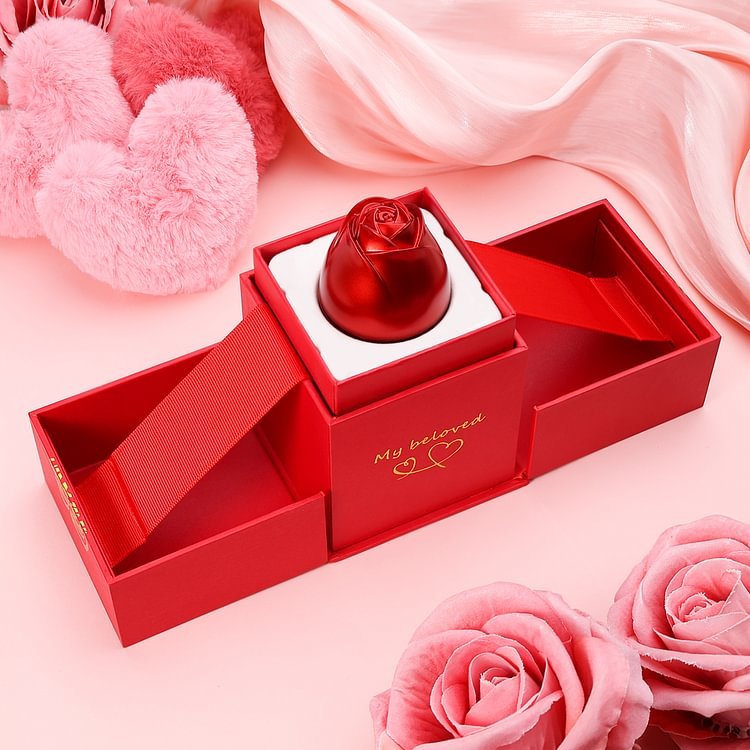 Boîte à bijoux Rose Coffret à bague