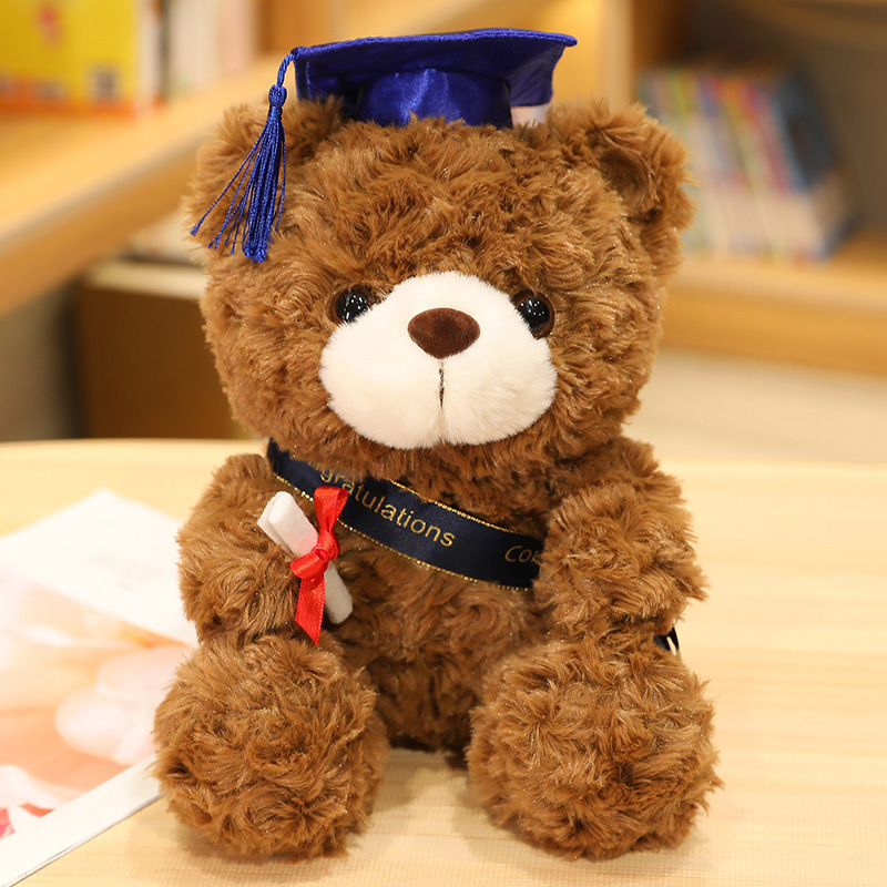 Ours en Peluche pour fêter Un Diplômé Cadeau de Graduation