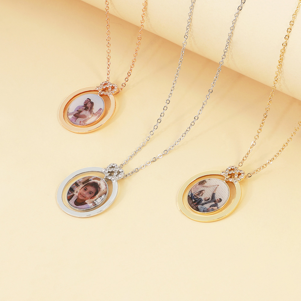 Collier Photo Personnalisée Pendentif