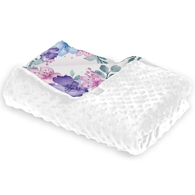 Couverture plaids polaire Licorne 1 Prénom Personnalisé pour enfant