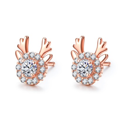 Boucles d'Oreilles Rennes pour Femme