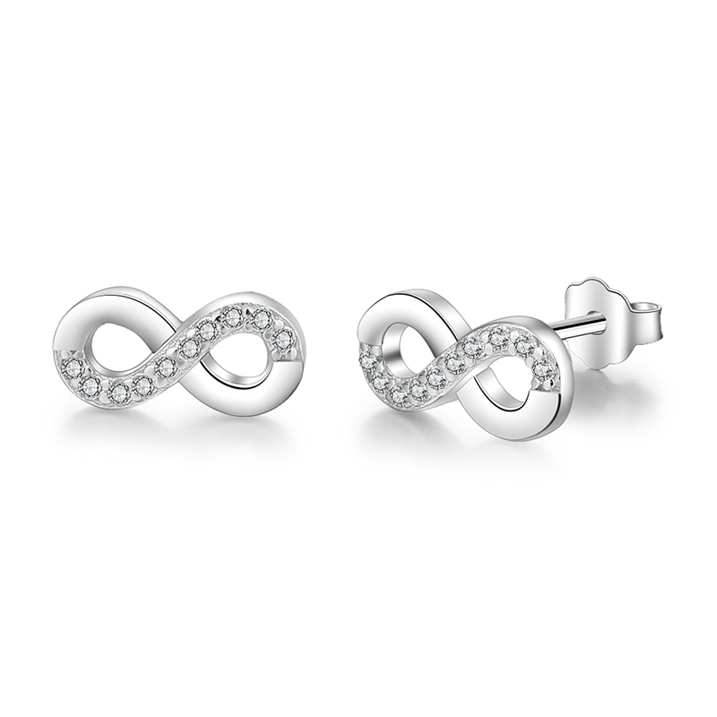 Boucles d'Oreilles Infini Pour Femme-Jessemade FR