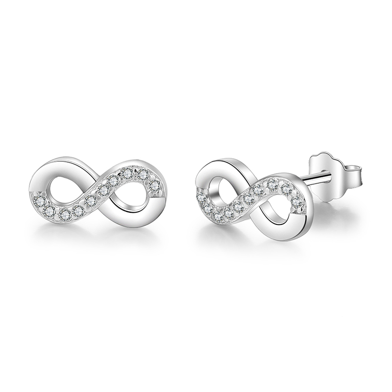 Boucles d'Oreilles Infini Pour Femme-Jessemade FR