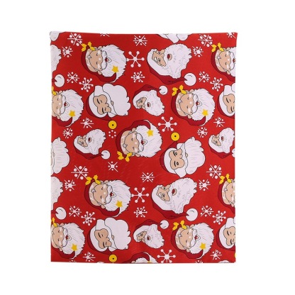 Housse de Chaise Noël Père Noël en Tissu Rouge Personnalisée Cadeau pour famille | Jessemade